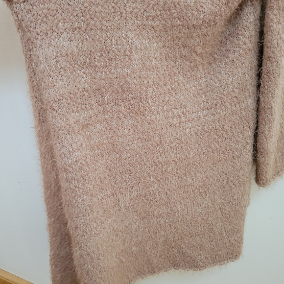 Soft Surroundings knit pink hooded cardigan - Picture 7 of 10